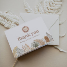 Wild One Lion Foto Dank u Kaart