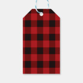 Wild One Little Beer Flannel Lumberjack Hartelijk Cadeaulabel (Achterkant)