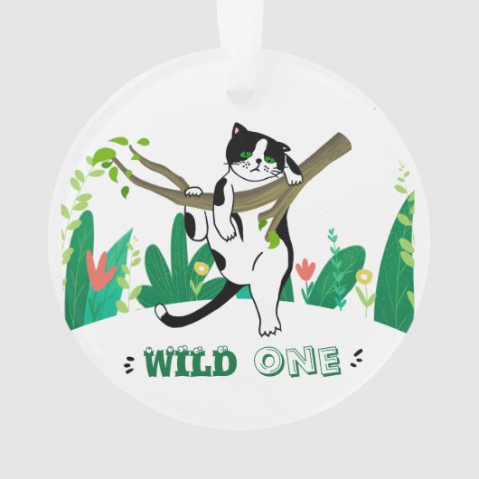 Wild One mignon Kitty image personnalisée (dos)