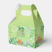 Wild One Oerwoud Safari Animals, zaterdag bedankt Bedankdoosjes (Achterkant)