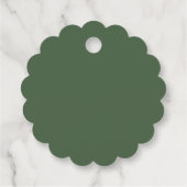 Wild One Oerwoud Safari Baby shower Bedankjes Labels (Achterkant)