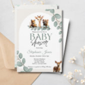 Wild One Oerwoud Safari Dieren Baby shower Arch Kaart