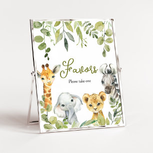 Wild One Oerwoud Safari Favorieten Poster