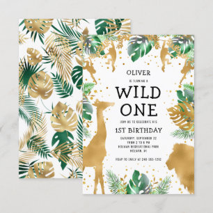 Wild One Oerwoud Safari Gold Green 1 oktober Kaart
