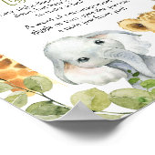 Wild One Oerwoud Safari Late Night Luiers Poster (Hoek)