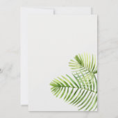 Wild One Oerwoud Waterverf Leopard Lion Kaart (Achterkant)