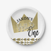 Wild One Paper Borden First Birthday Borden