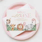 Wild One Party Animal First Birthday Invitation
