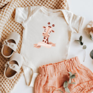 Wild One Party Animal Giraffe Romper