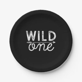 Wild One Party Borden Papieren Bordje