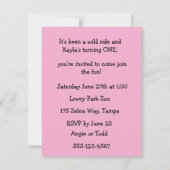 Wild ONE Party Digital Download Invitation (Dos)