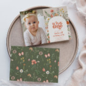 Wild One Photo Anniversaire Invitation | FLEUR SAU