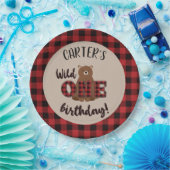 Wild ONE Pned Beer Birthday Party Papieren Bordje (Feest)