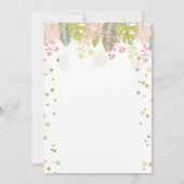 Wild ONE premier anniversaire Invitation fille (Dos)