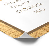 Wild One Rustic Antlers eerste verjaardag Poster (Hoek)