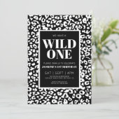 Wild One Safari 1er Invitation anniversaire (Debout devant)