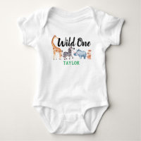Wild One Safari Animal 1st Birthday - gepersonalis