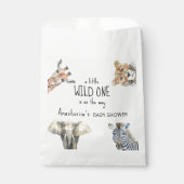 Wild One Safari Animals Baby shower Bedankzakje (Voorkant)