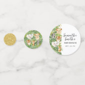 Wild One Safari Animals Baby shower Confetti (Voorkanten)