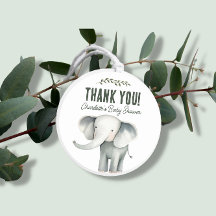 Wild One Safari Animals Baby shower Hartelijk dank