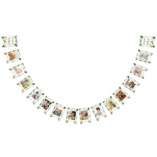 Wild One Safari Animals Boy 1st Birthday Vlaggetjes (Alle)