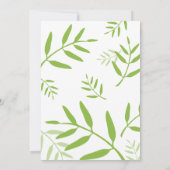 Wild One Safari Animaux Baby shower Invitation gar (Dos)