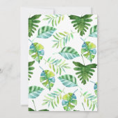 Wild One Safari Baby shower - Hartelijk dank Kaart (Achterkant)