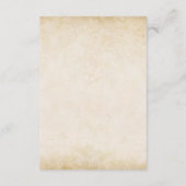 Wild One Safari Dieren Jongen Baby Raffle Diapper Informatiekaartje (Achterkant)