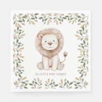 Wild One Safari Dieren Neutraal Baby shower