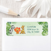 Wild One, Safari First Birthday Etiket (Insitu)