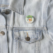 Wild One, Safari First Birthday Ronde Button 3,2 Cm (In situ)
