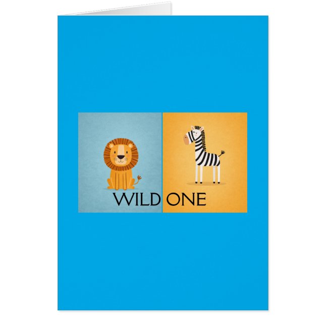 Wild one Safari Gift Bag (Devant)