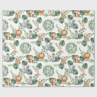Wild One Safari Inpakpapier