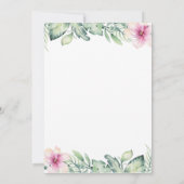 Wild One Safari Invitation d'anniversaire pour fil (Dos)