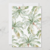 Wild One Safari Oerwoud 1e verjaardag Kaart (Achterkant)