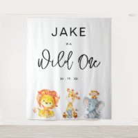 Wild One Safari Oerwoud 1st Birthday Party - achte