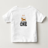Wild One Safari Oerwoud Tiger 1ste verjaardag Kinder Shirts (Achterkant)