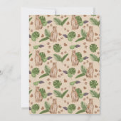 Wild One Safari Tropic Birthday Invitation (Dos)