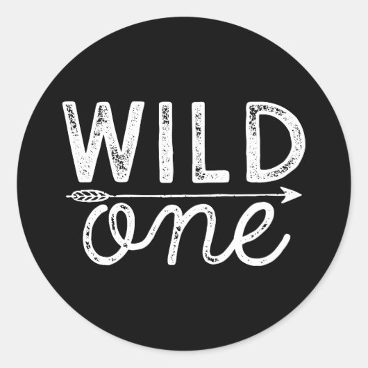 Wild One Sticker (Voorkant)