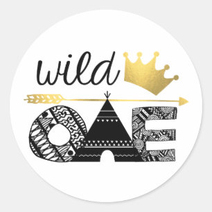 Wild One Sticker