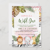 Wild One Thème Anniversaire Invitation (Devant)