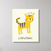 Wild One Tiger Cat Canvas Afdruk (Voorkant)