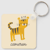 Wild One Tiger Cat Sleutelhanger (Achterkant)