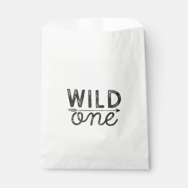 Wild One Treat Favor Bag Bedankzakje