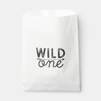 Wild One Treat Favor Bag Bedankzakje