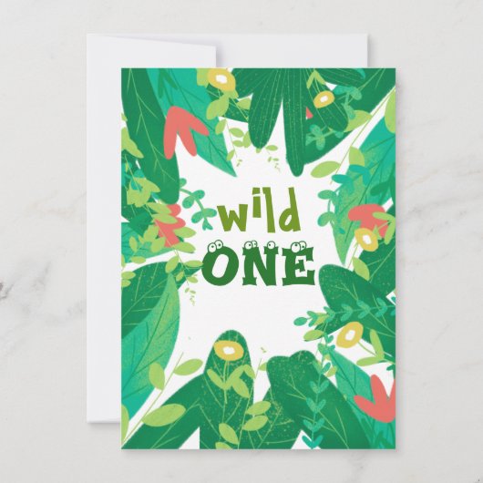 Wild One Tuxedo Kitty Enfants 1er Invitation anniv (Dos)