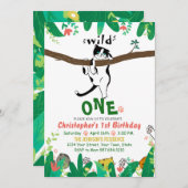 Wild One Tuxedo Kitty Enfants 1er Invitation anniv (Devant / Derrière)