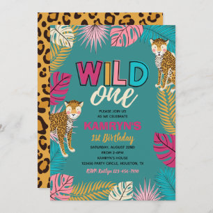 Wild ONE Uitnodiging Uitnodiging van Girl Wild O
