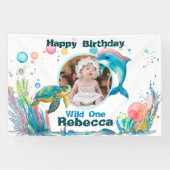 Wild One Undersea 1er anniversaire Bannière photo (Horizontal)