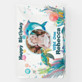 Wild One Undersea 1er anniversaire Bannière photo (Verticale)